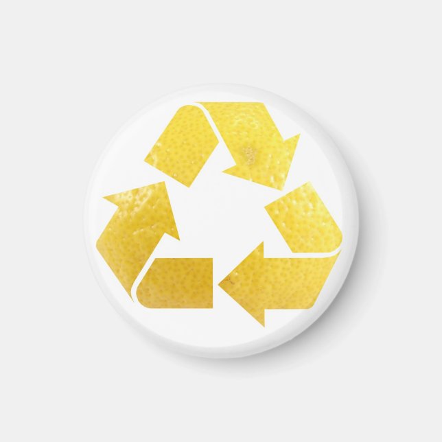 Imán Lemon Recycle Magnet (Frente)