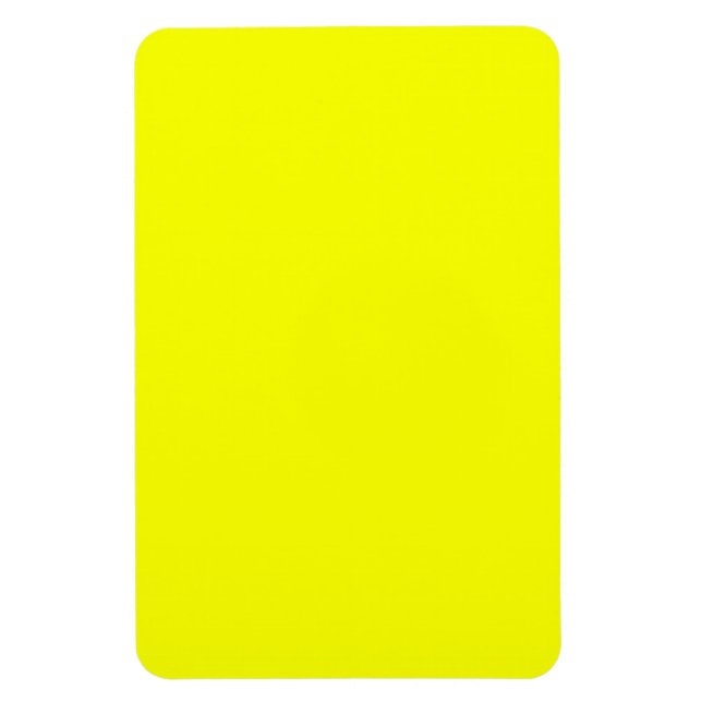 Imán Lemon Yellow Background Color Customize This! (Vertical)