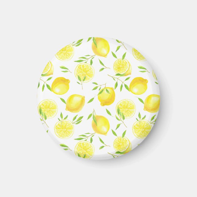 Imán Lemones y hojas (Frente)
