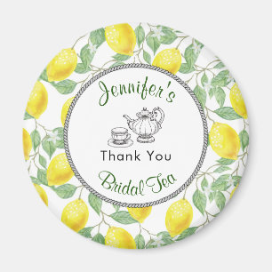 Imán Lemons Branch y Tea Bridal Shower
