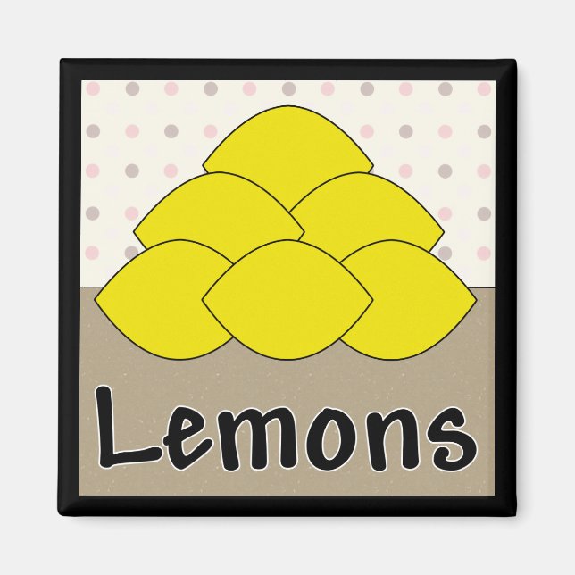 Imán Lemons Series 4 Square Magnet (Frente)