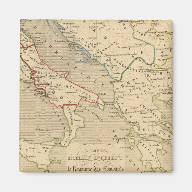 Imán L'Empire Romain d'Orient, Royaume des Lombards (Frente)