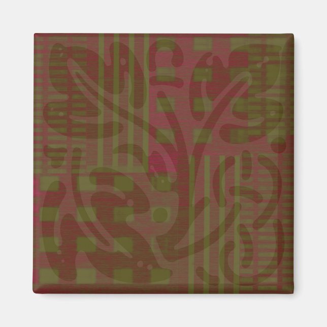 Imán leña de arándano de arándano Inspiración celta (Frente)