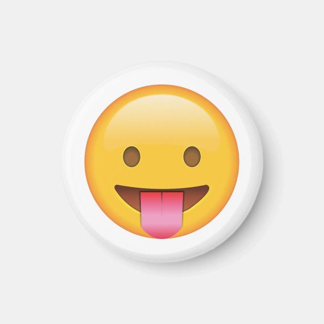 Imán Lengua fuera - Emoji (Frente)