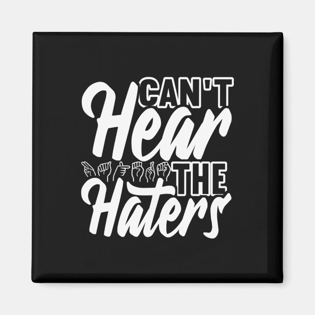 Imán Lenguaje de Rótulo Asl Concienciación Idioma Rótul (Frente)