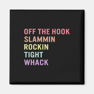Imán Lenguaje de Rótulo fuera de Hook Slang Tee Deaf Aw
