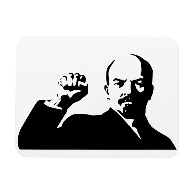Imán Lenin, URSS, CCCP, Unión Soviética, Comunismo (Horizontal)