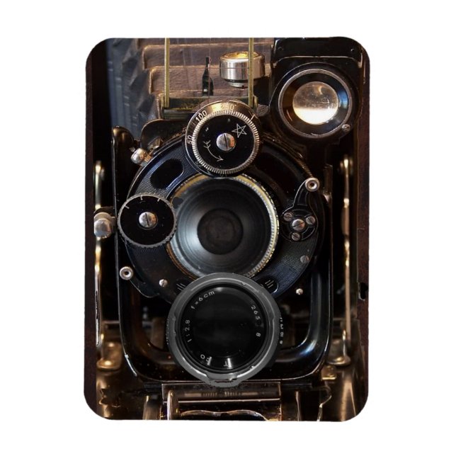 Imán Lente de película fotográfica de cámara antigua (Vertical)