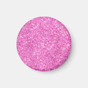 Imán Lentejuelas rosadas brillantes