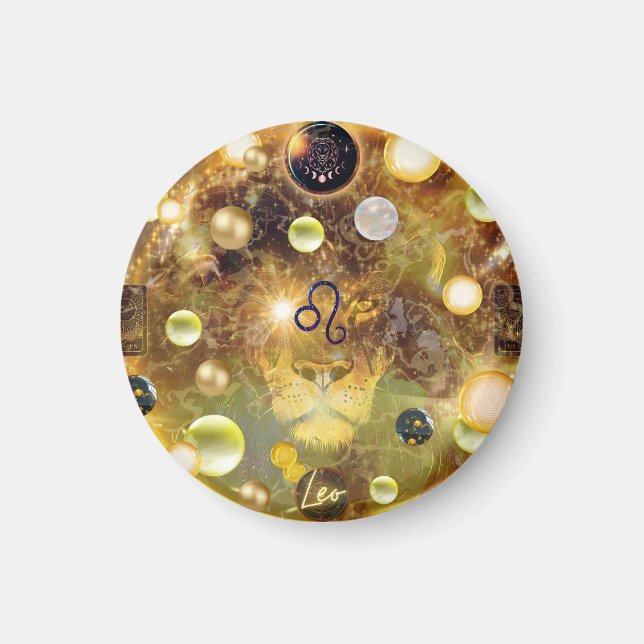 Imán Leo Bright Magnet (Frente)