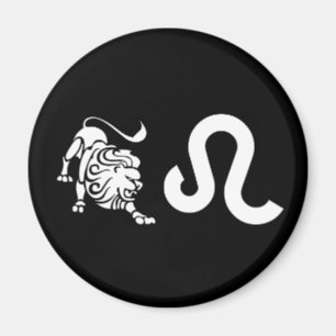 Imán Leo con símbolo