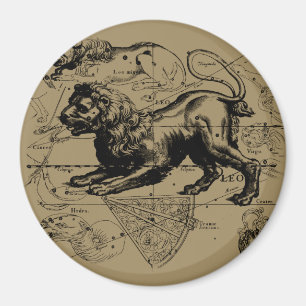 Imán Leo Constellation Hevelius 1690 Julio 23 Agosto 22