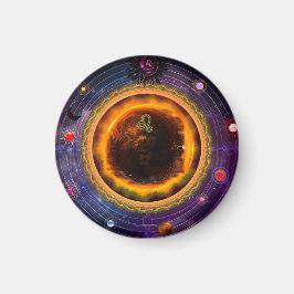 Imán Leo Horoscope Magnet