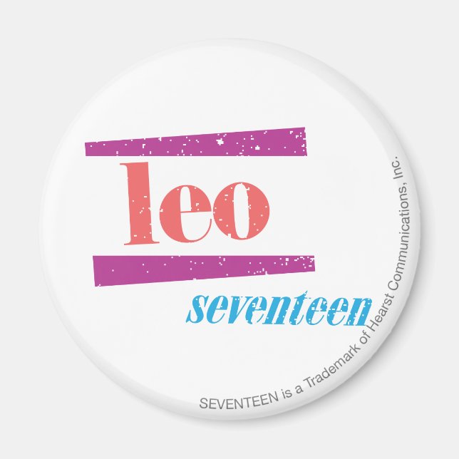 Imán Leo Pink (Frente)