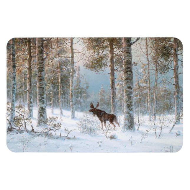 Imán Leodinovich: El cerdo en el bosque (Horizontal)