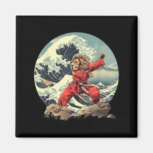 Imán León de Karate Olas Monte Fuji Kickboxing Taekwond