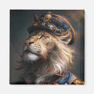 Imán León de Steampunk