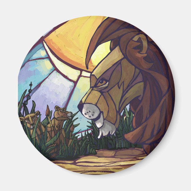 Imán León Rey y Cubos (Frente)