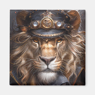 Imán León steampunk