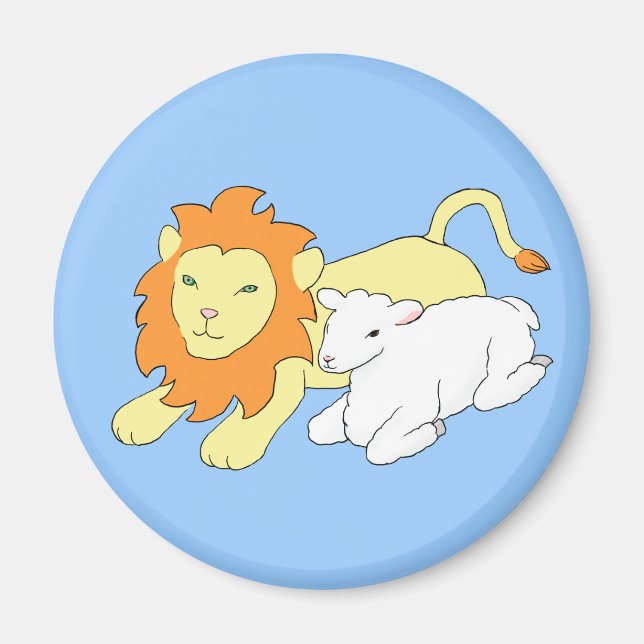 Imán León y cordero (Frente)