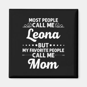 Imán Leona Gift Name Funny's Day Personalizado Wo