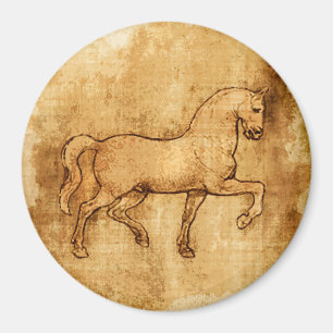 Imán Leonardo Da Vinci Horse Art