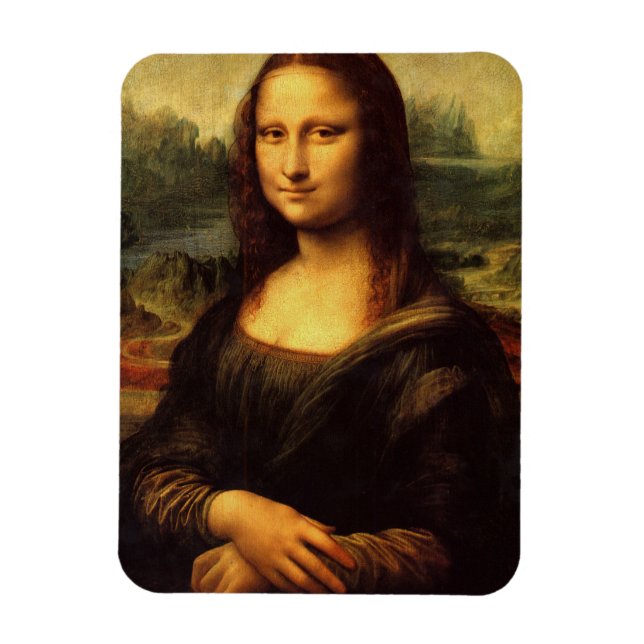 Imán LEONARDO DA VINCI - Mona Lisa, La Gioconda 1503 (Vertical)