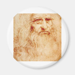 Imán Leonardo da Vinci, uno mismo-retrato pretendido