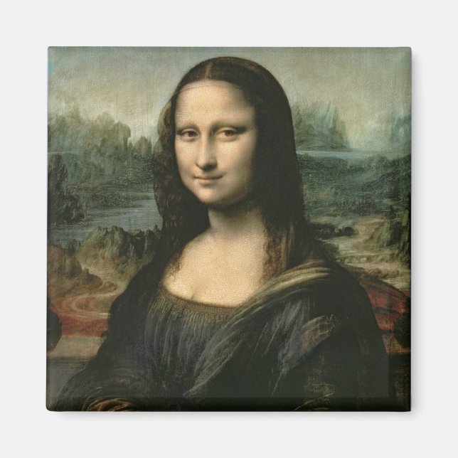 Imán Leonardo Vinci | Mona Lisa, c.1503-6 (Frente)