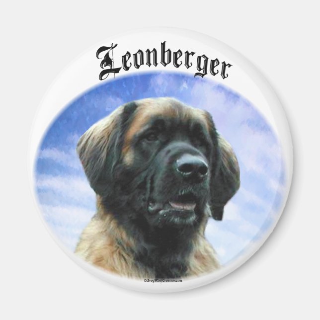 Imán Leonberger Clouds (Frente)