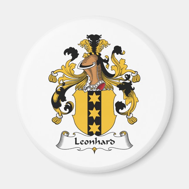 Imán Leonhard Family Crest (Frente)