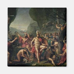 Imán Leonidas en Thermopylae, 480 A.C., 1814