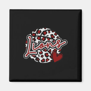 Imán Leopard Cheetah Bysketbyll Leons Maroon Spirit Gam