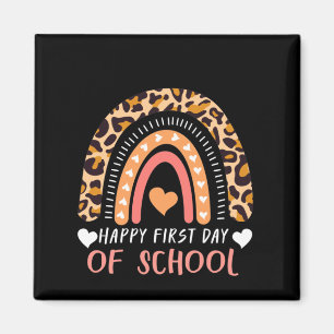 Imán Leopard Rainbow Kindergarten Teacher
