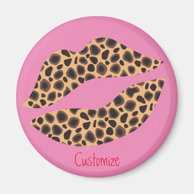 Imán Leopard Spots Lipstick Kiss Thunder_Cove (Frente)