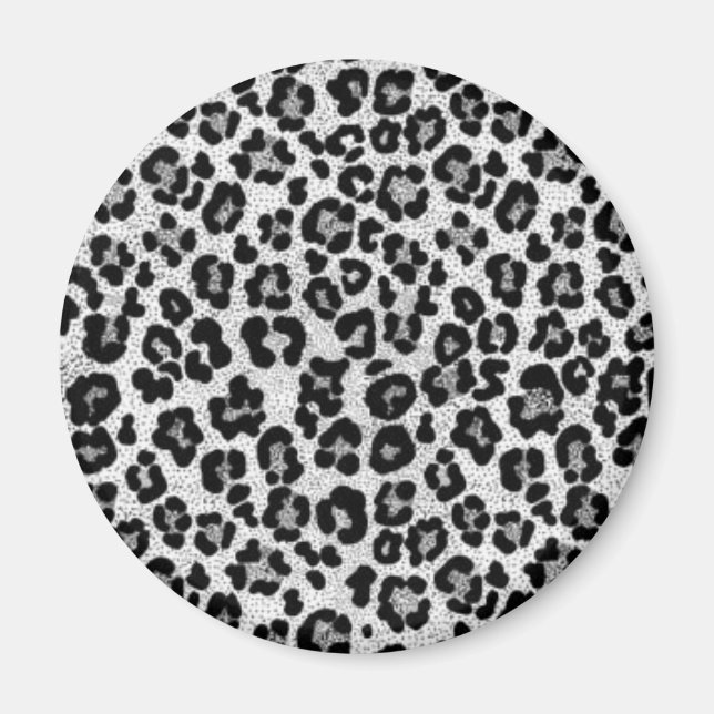 Imán Leopardo gris (Frente)