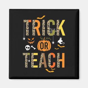 Imán Leopardo Trick O Enseñanza Escuela Halloween Cae A