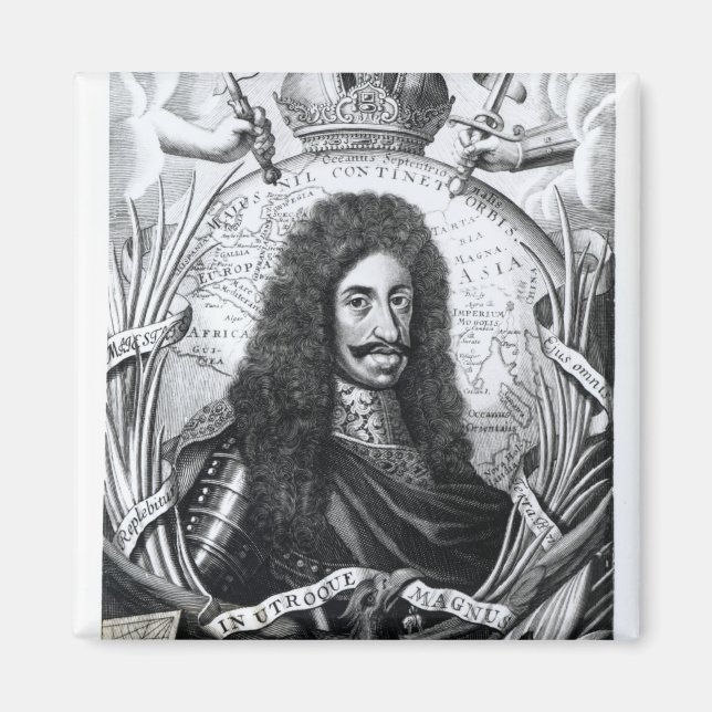 Imán Leopoldo I, Rey de Hungría y Santo Román (Frente)