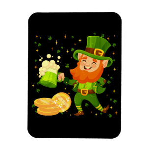 Imán Leprechaun Beer Beer St. Patrick's Day