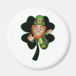 Imán Leprechaun del trébol