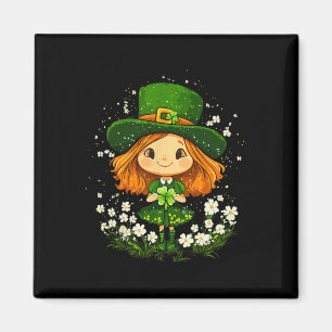 Imán Leprechaun Shamrock Chicas St Patricks Day L