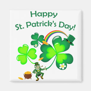 Imán Leprechaun y trébol