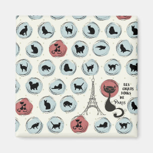 Imán Les Chats Noirs de Paris