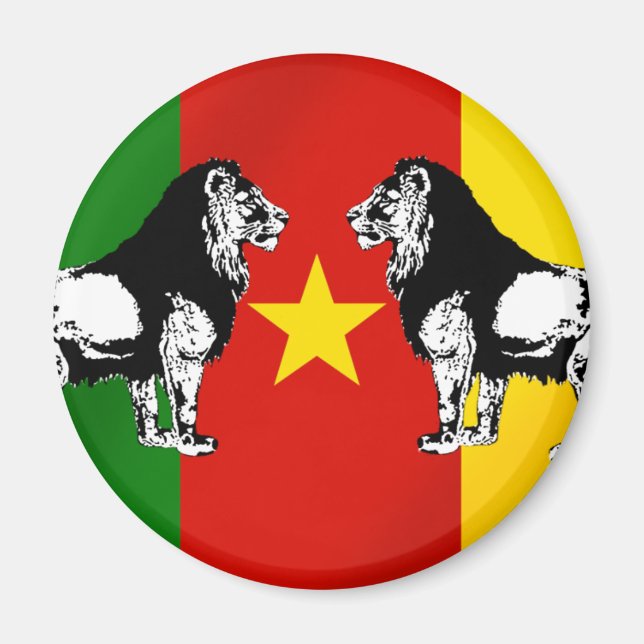 Imán Les Lions Indomables Cameroun (Frente)
