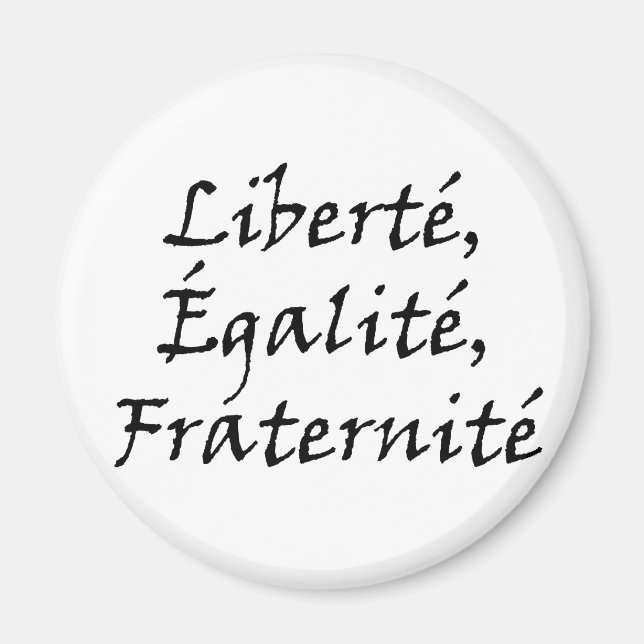 Imán Les Misérables Love: Liberté, Égalité, Fraternité (Frente)