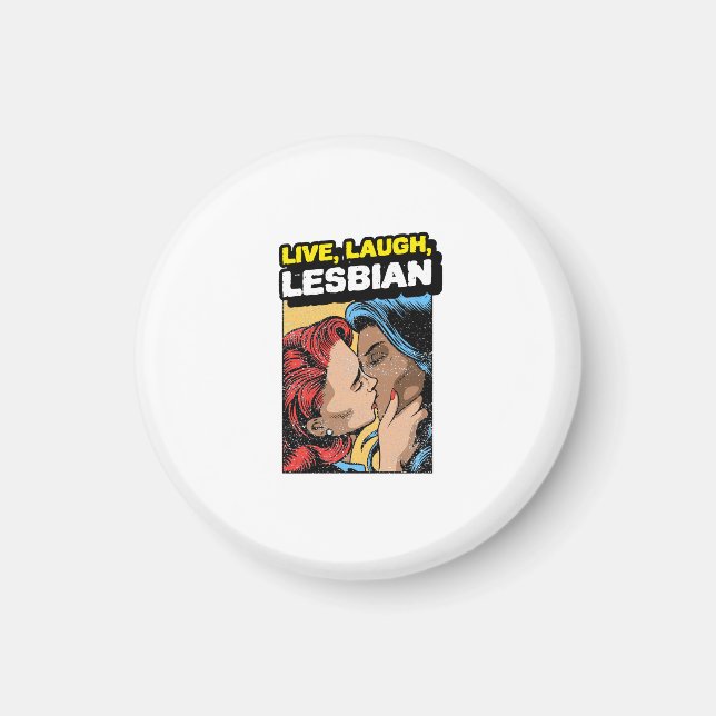 Imán Lesbiana de la risa en vivo (Frente)