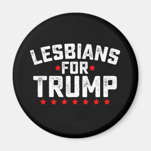 Imán Lesbianas Por Trump LGBTQ Elección Presidencial