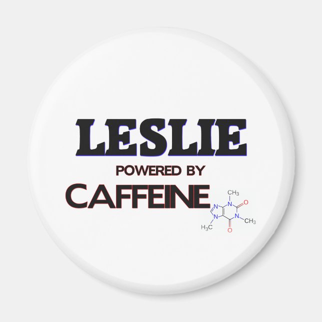 Imán Leslie alimentada por cafeína (Frente)