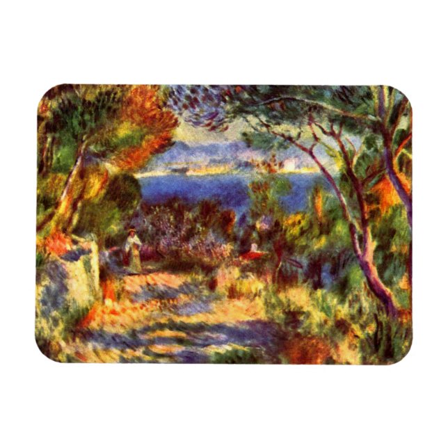 Imán L'Estaque de Pierre Renoir, impresionismo vintage (Horizontal)