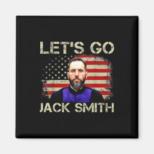 Imán Let39's Go Jack Smith American Flag Summer